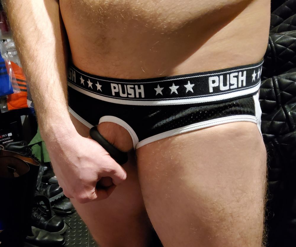 Push Cock Out Jock, Black