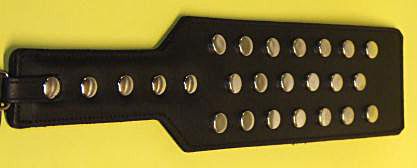 Studded Leather Wanger (Disc Studs)